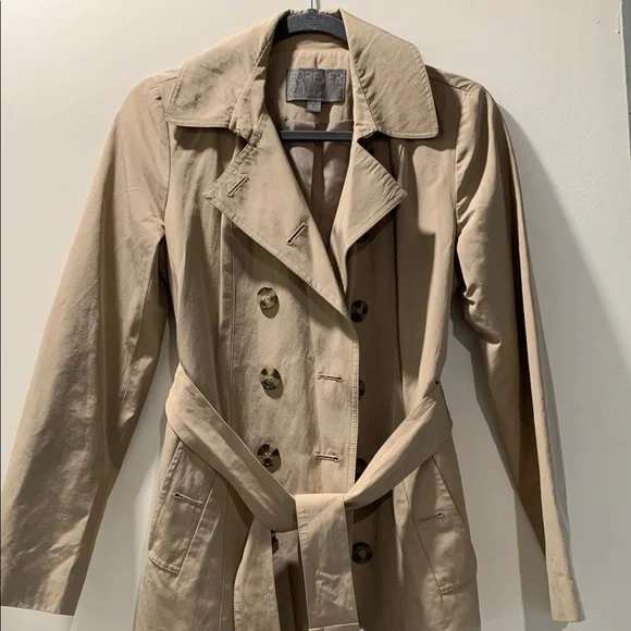 Trench Coat Classic! S - Picture 3 of 7